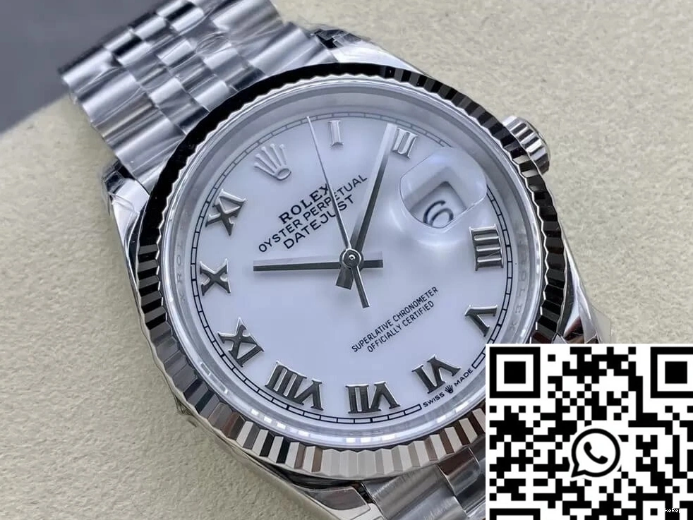 VS Dial M126234-0025 White Rolex 36MM Datejust Factory 0519